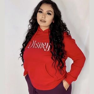 Red Disney hoodie